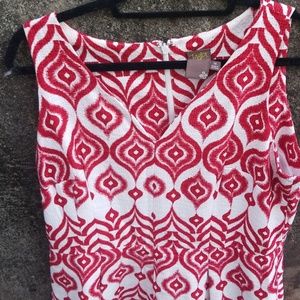 Taylor Dresses - Taylor flaired red and white dress Taylor Dresses - Taylor flaired red and white dress